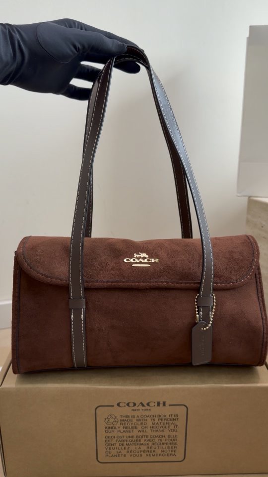 Coach Bridget Rounded-Flap Baguette Shoulder Bag — hero