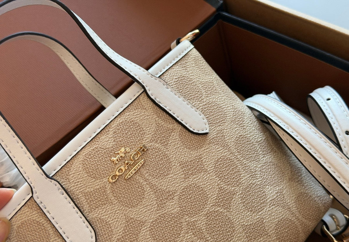 Coach City Tote with Shoulder Strap — detail