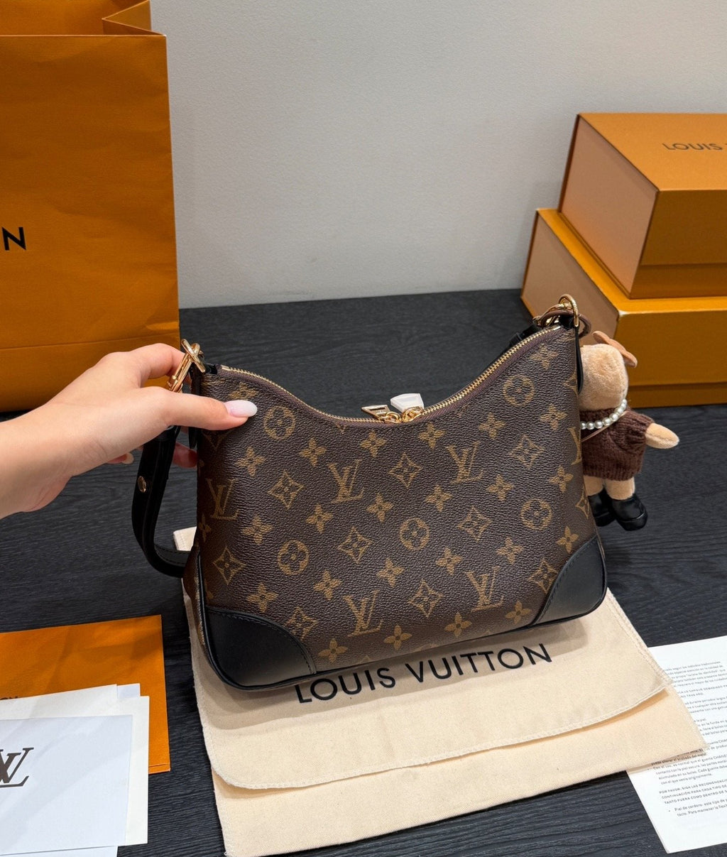Louis Vuitton Boulogne Monogram Shoulder Bag — back