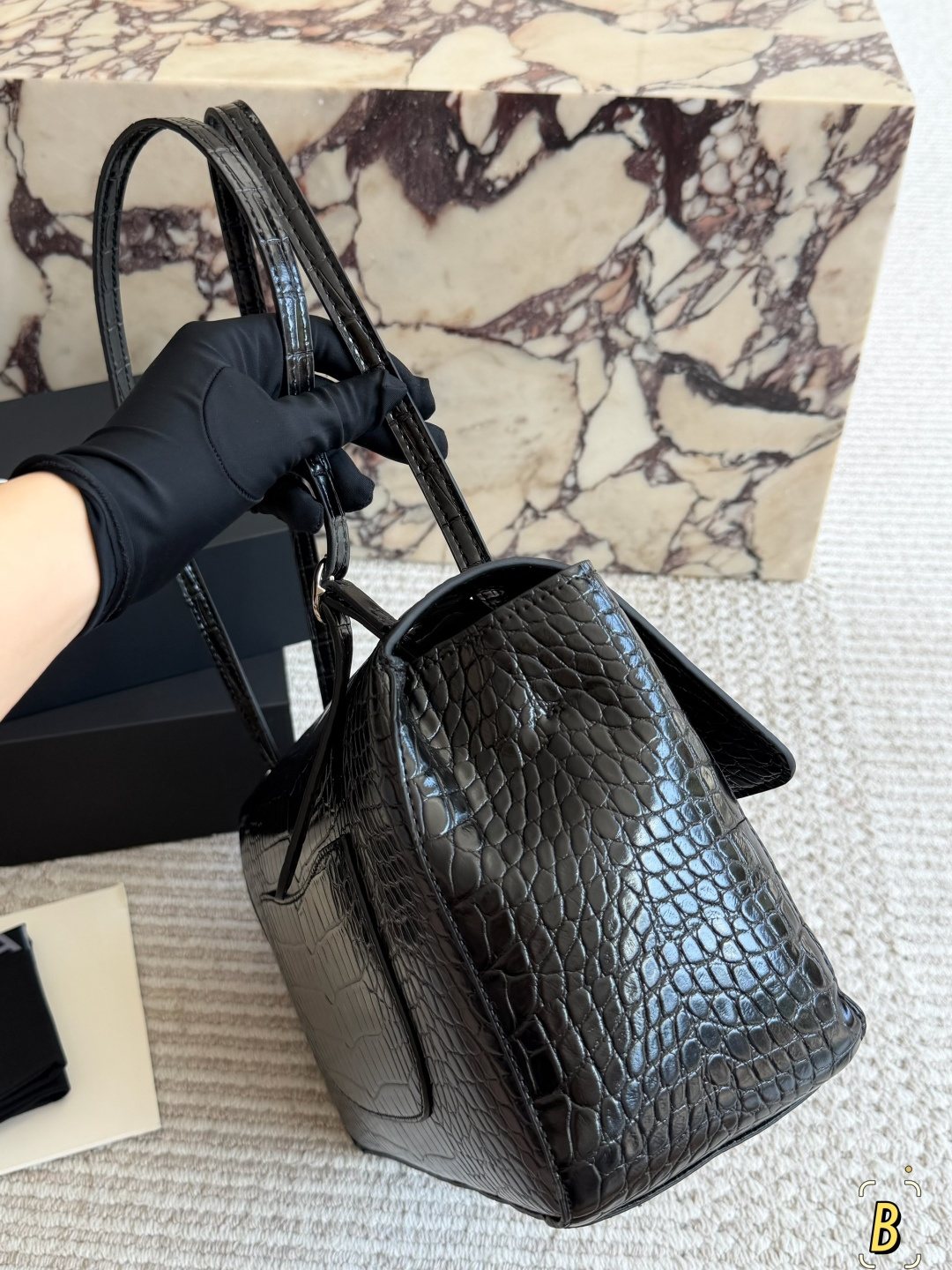 Chanel CF Flap Shoulder Bag — side