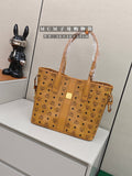 MCM Monogram Tote Bag with Hanging Tag — hero